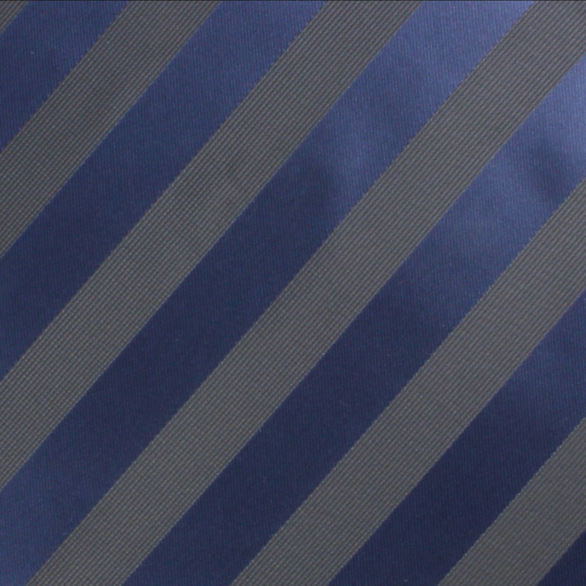 Indigo Blue-Black Striped Bow Tie