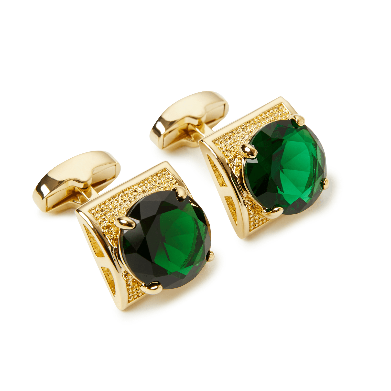 Emerald Isle Gold Cufflinks