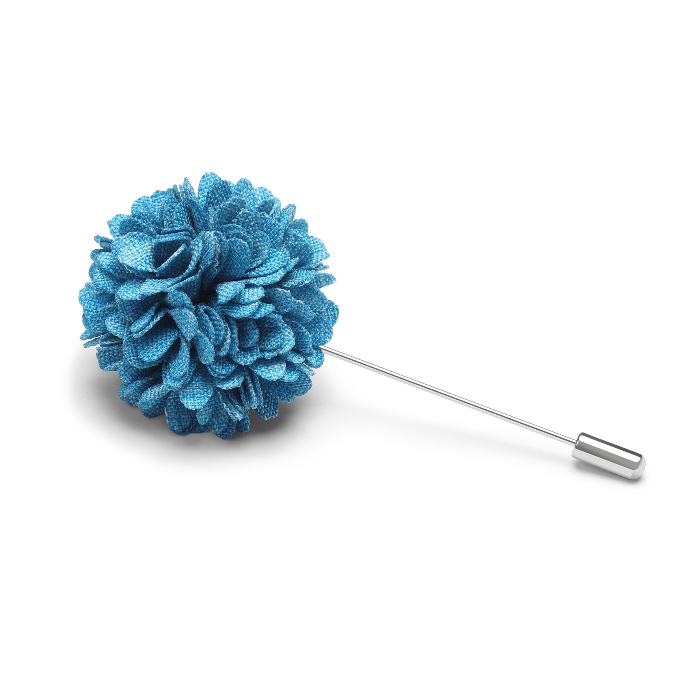 Tahitian Turquoise Blossom Lapel Pin