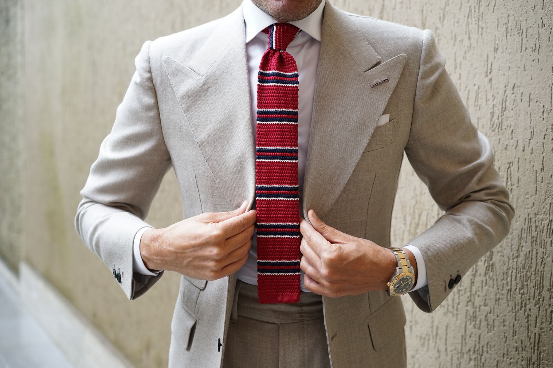 Coccotti Red Knitted Tie