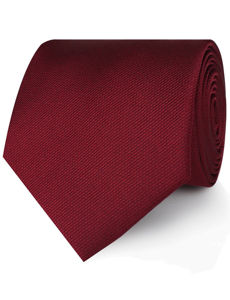 Burgundy Weave Necktie