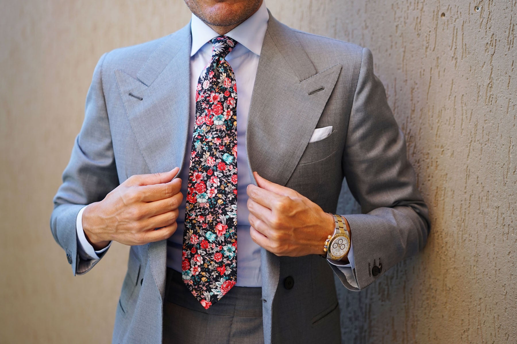 Sardinia Bloom Floral Tie