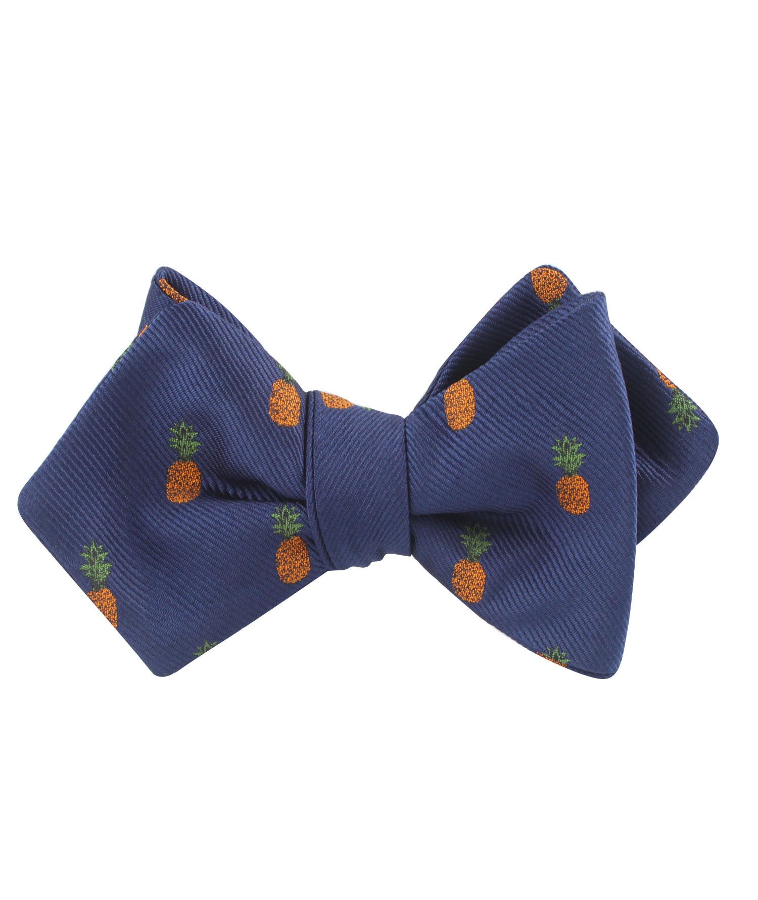 Pineapple Diamond Self Bow Tie