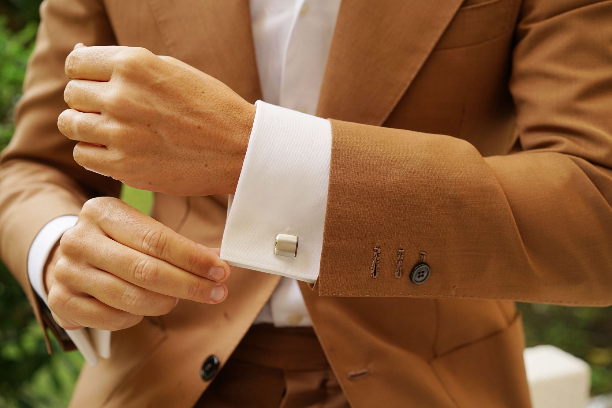 Attenborough Silver Cufflinks