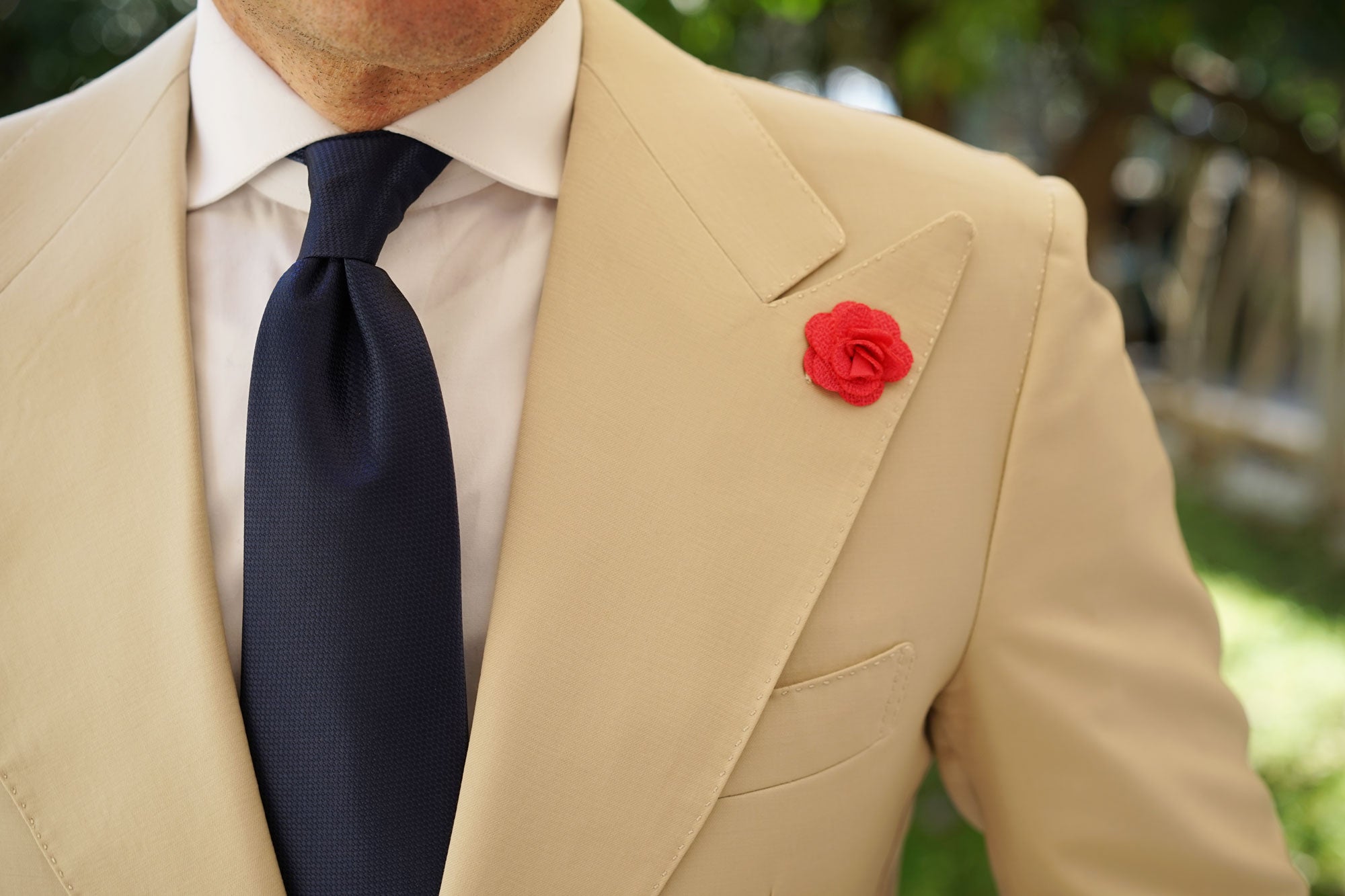 Hot Pink Mini Lapel Flower