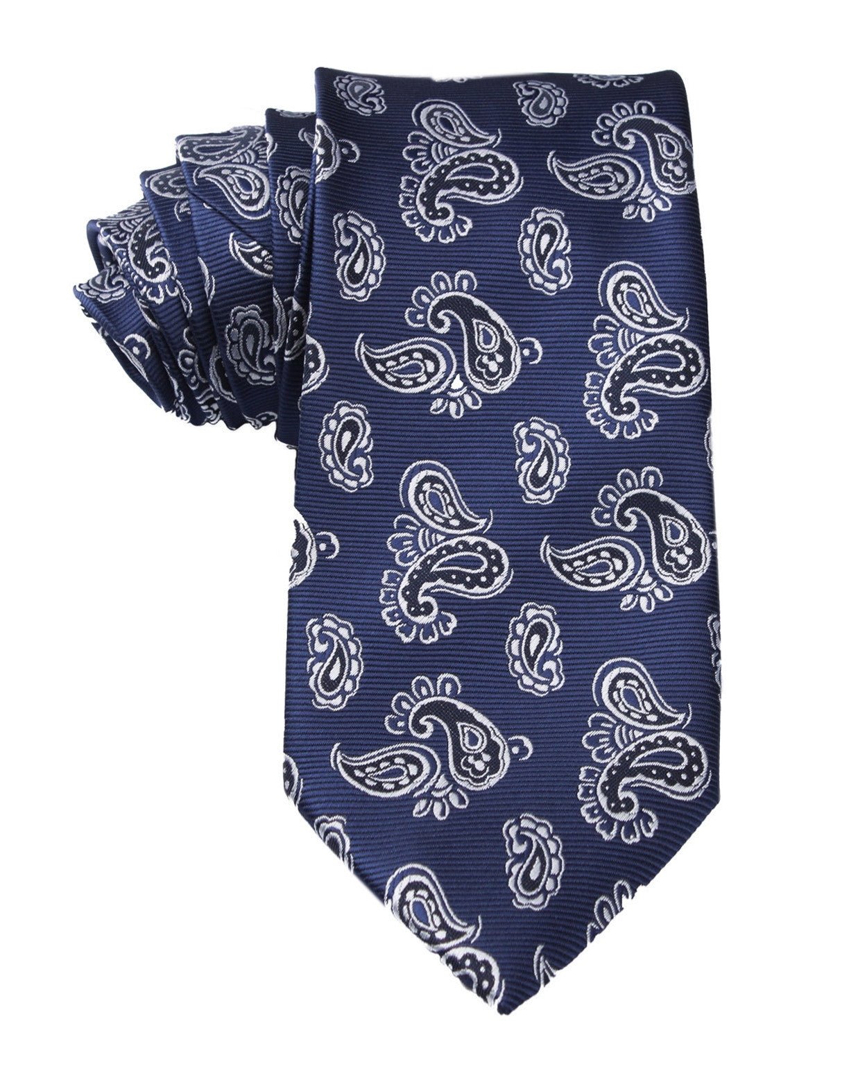 Paisley Navy Blue Tie