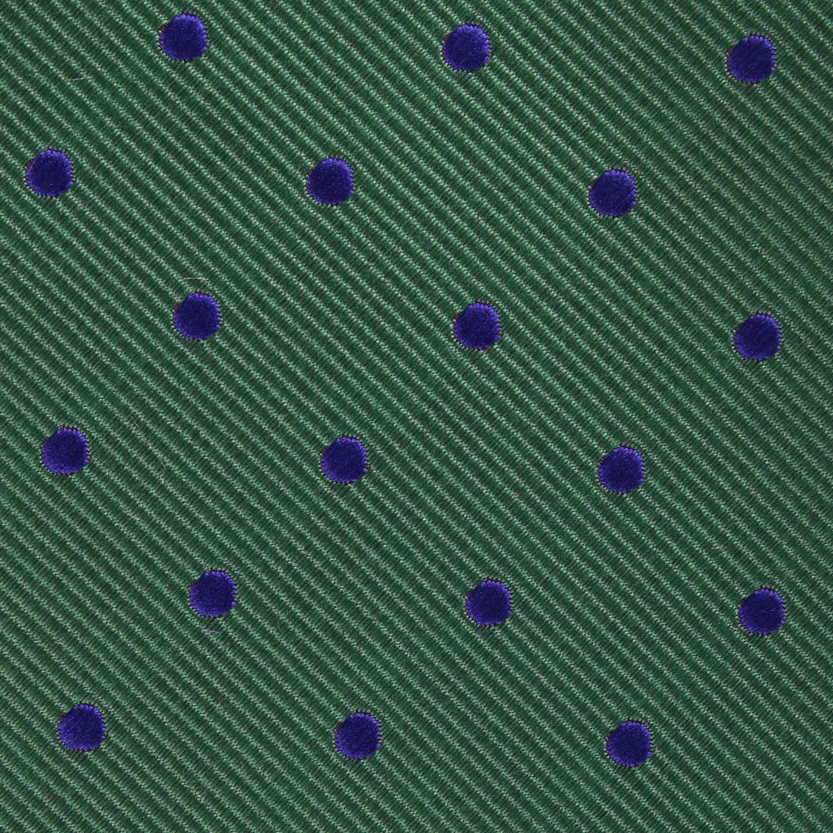 Forest Green Dark Polkadot Tie