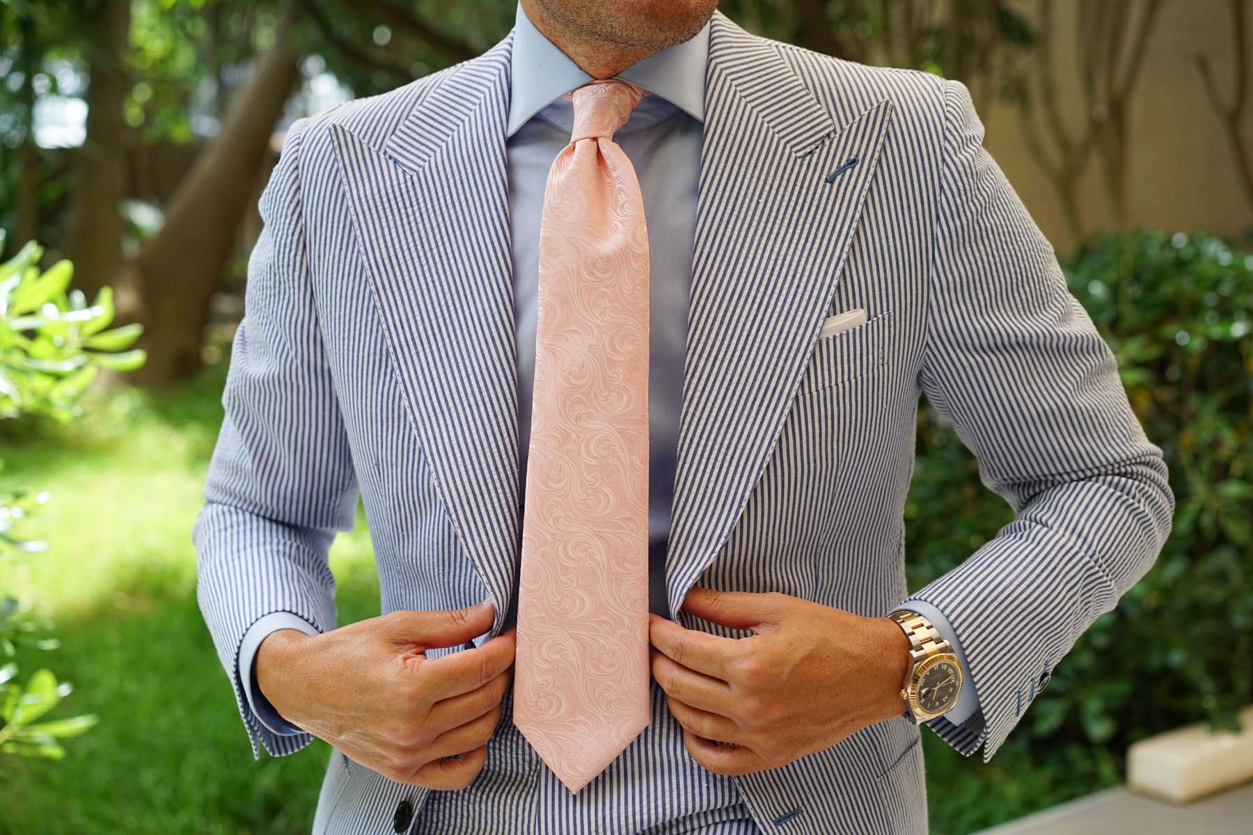 Blush Pink Khamsin Necktie