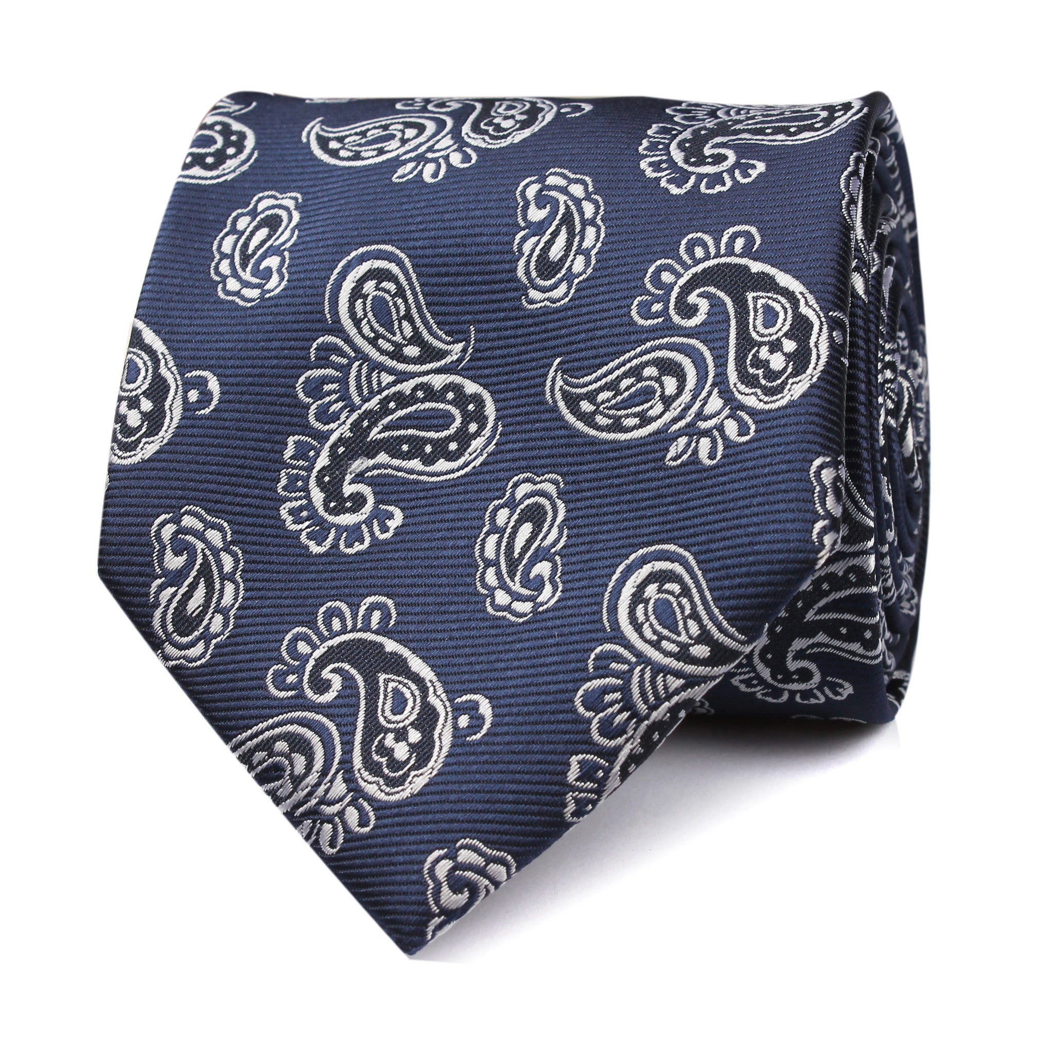 Paisley Navy Blue Tie