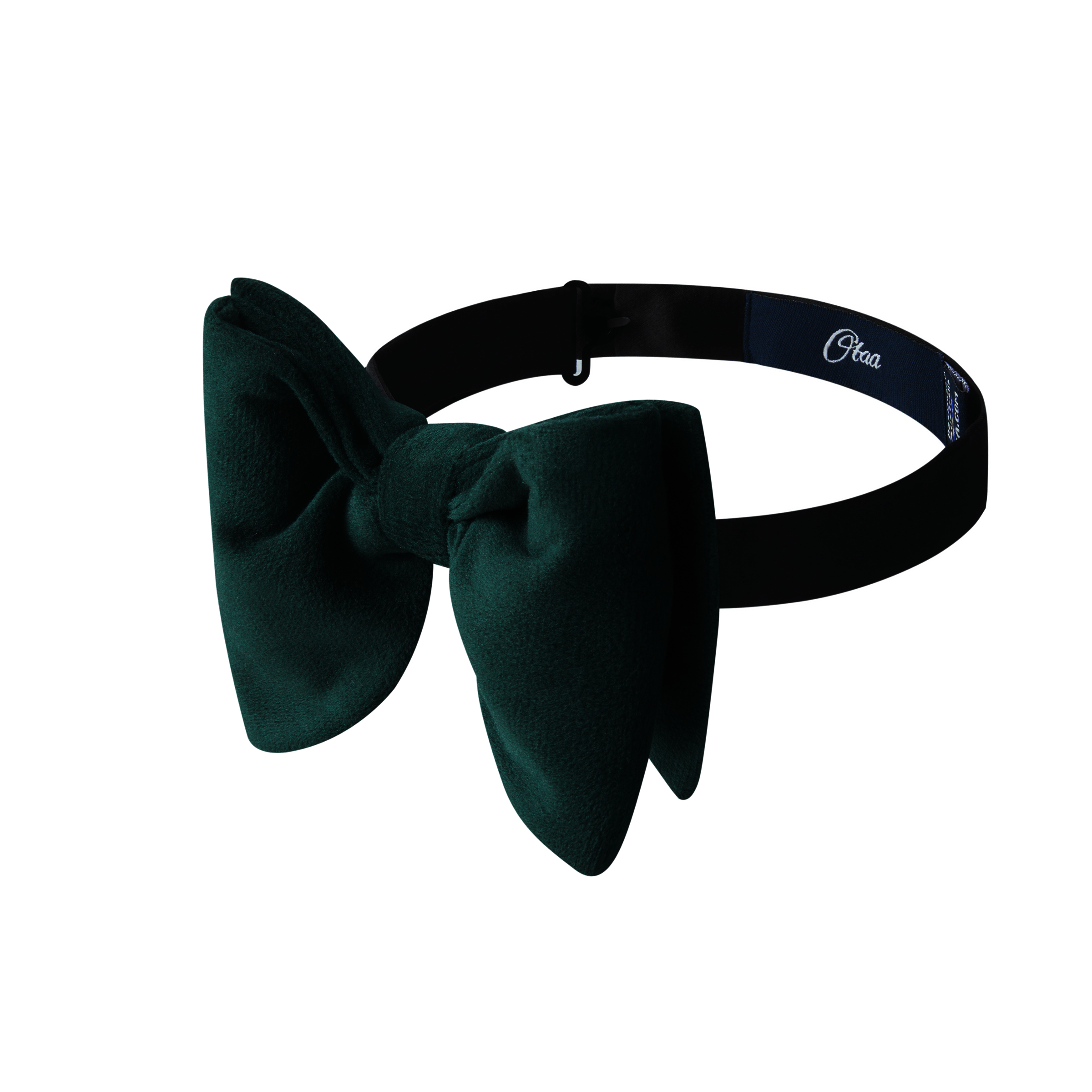 Bond Dark Green Velvet Butterfly Bow Tie