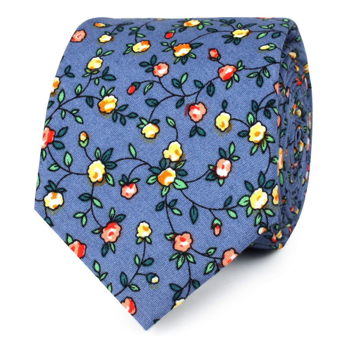 Dantesco Museo Floral Skinny Tie