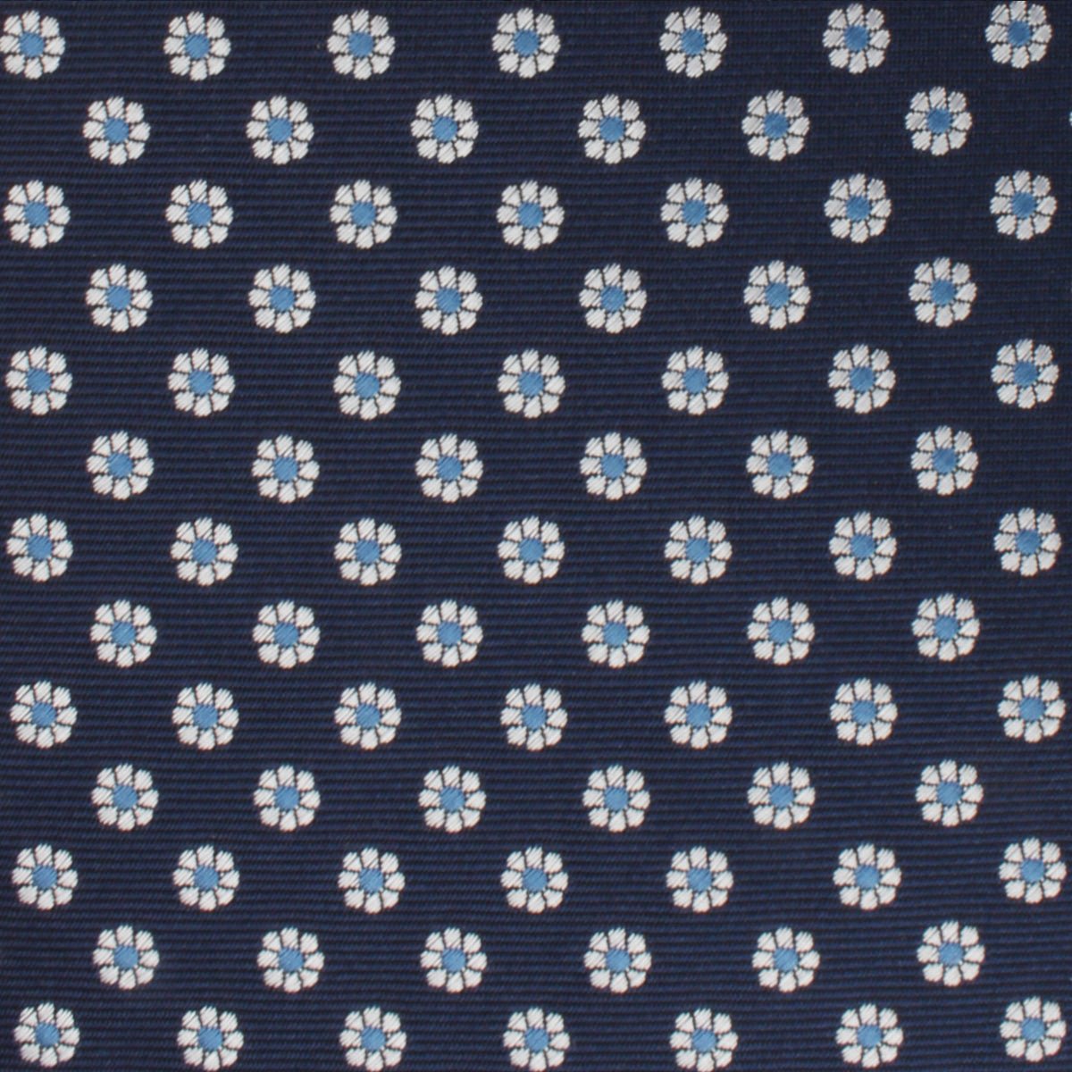 Fiori Blu Floral Skinny Tie