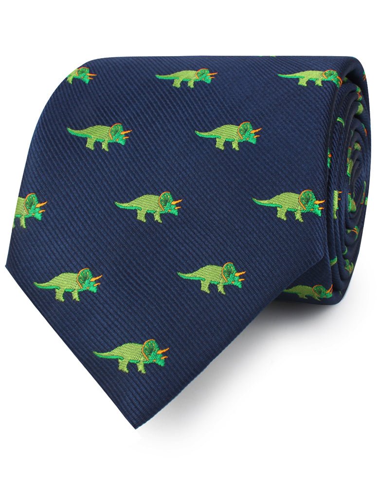 Triceratops Dinosaur Necktie