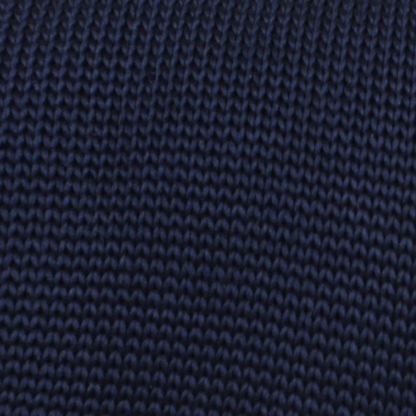 Tristful Navy Knitted Tie