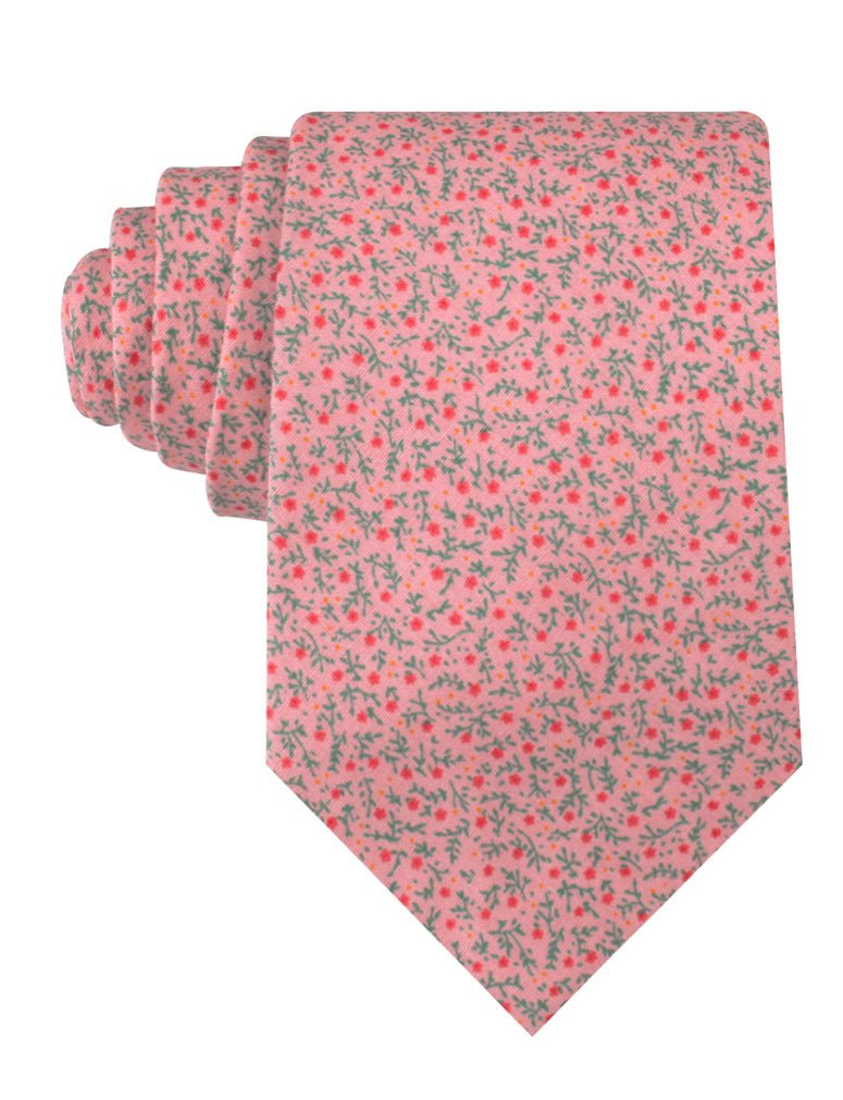 Houston Pink Floral Necktie