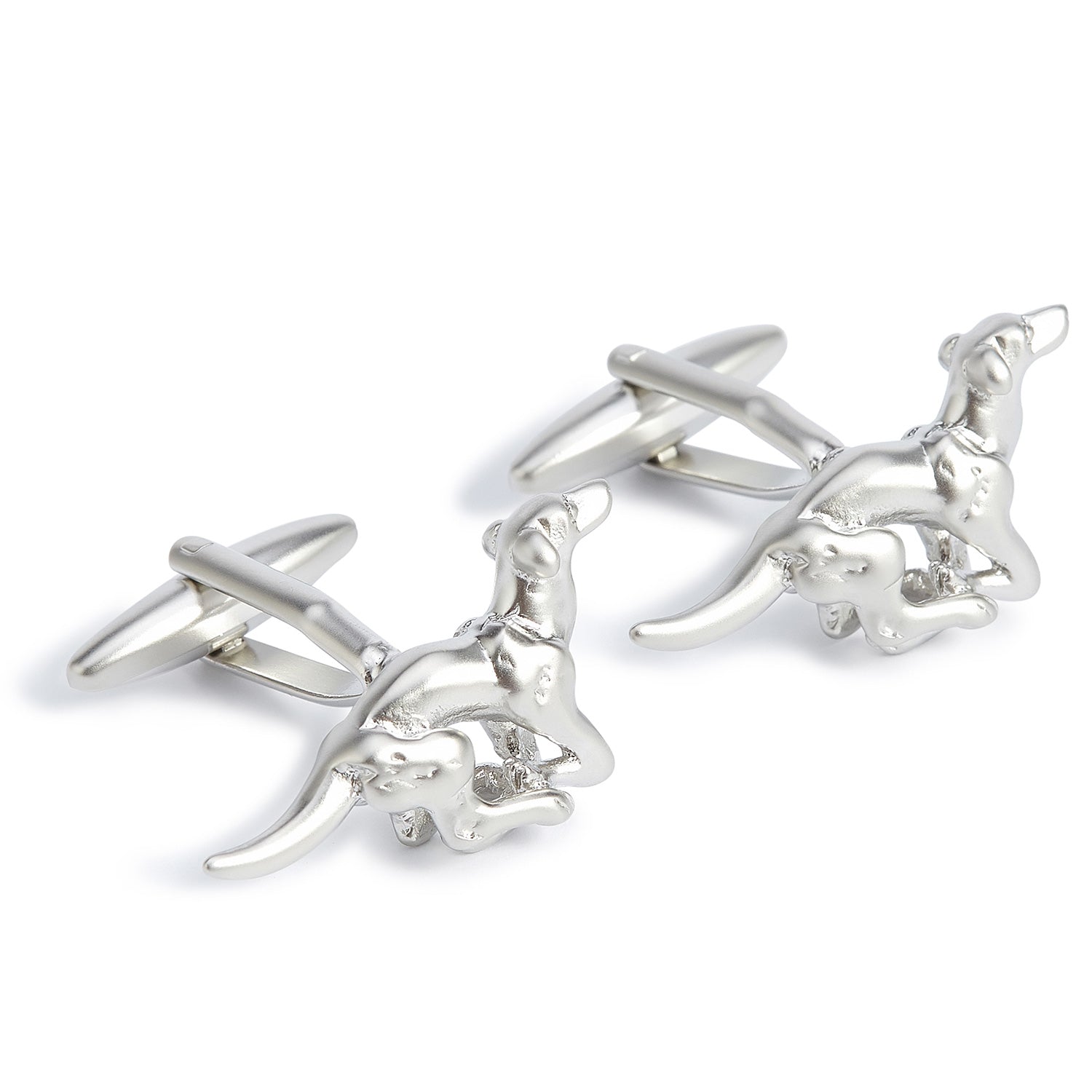 Silver Racing Hound Cufflinks