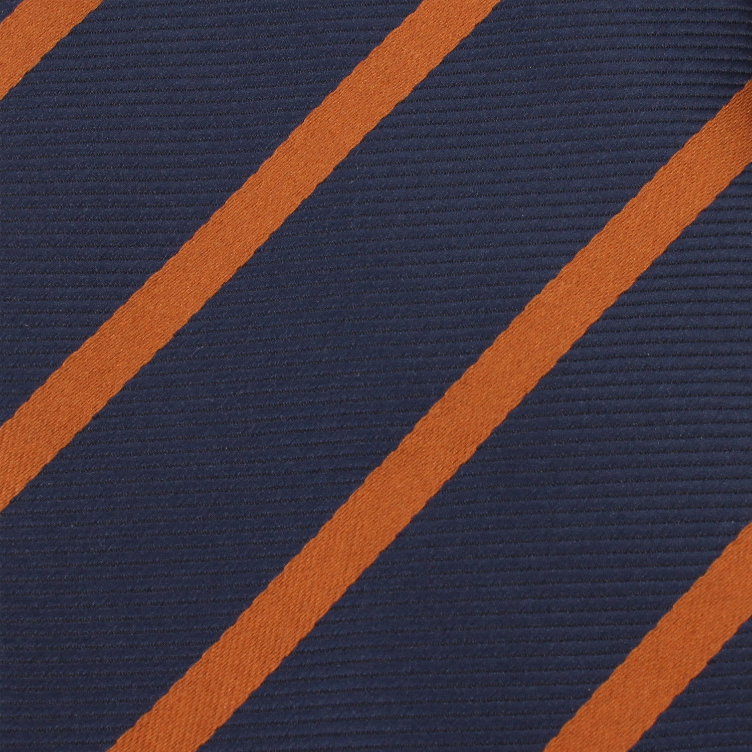 Navy Blue Tie with Striped Brown