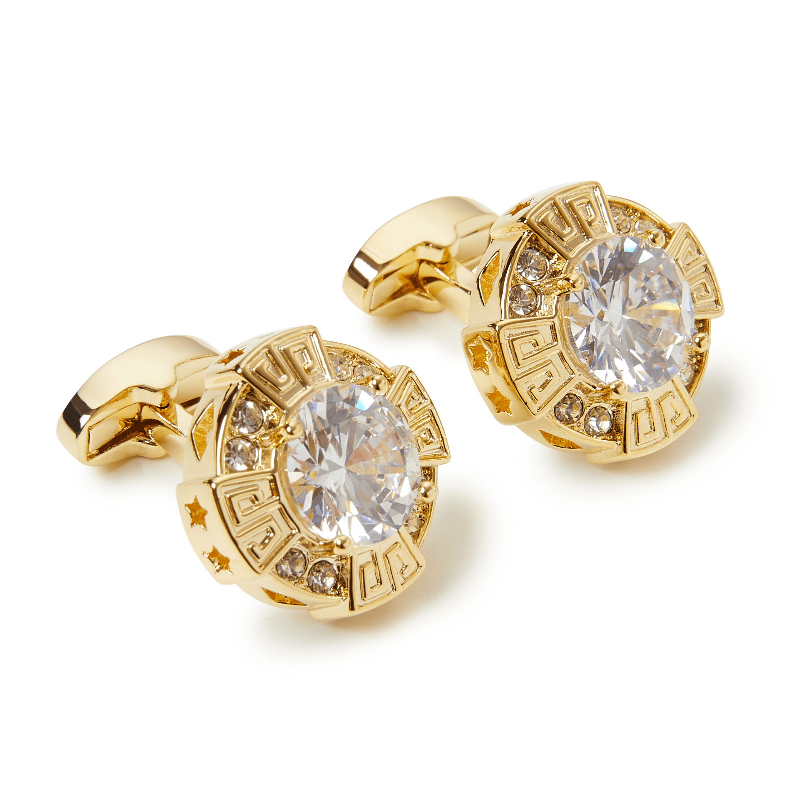 Star Diamond Crest Cufflinks