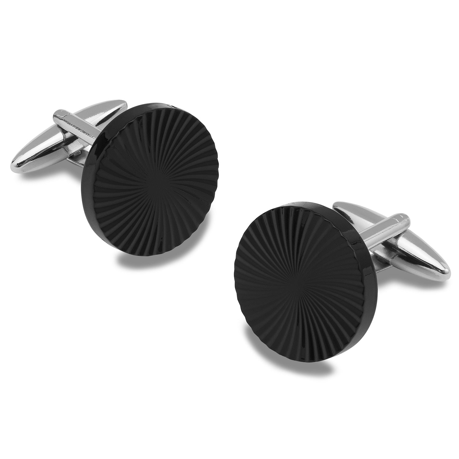 Mr Dent Black Cufflinks