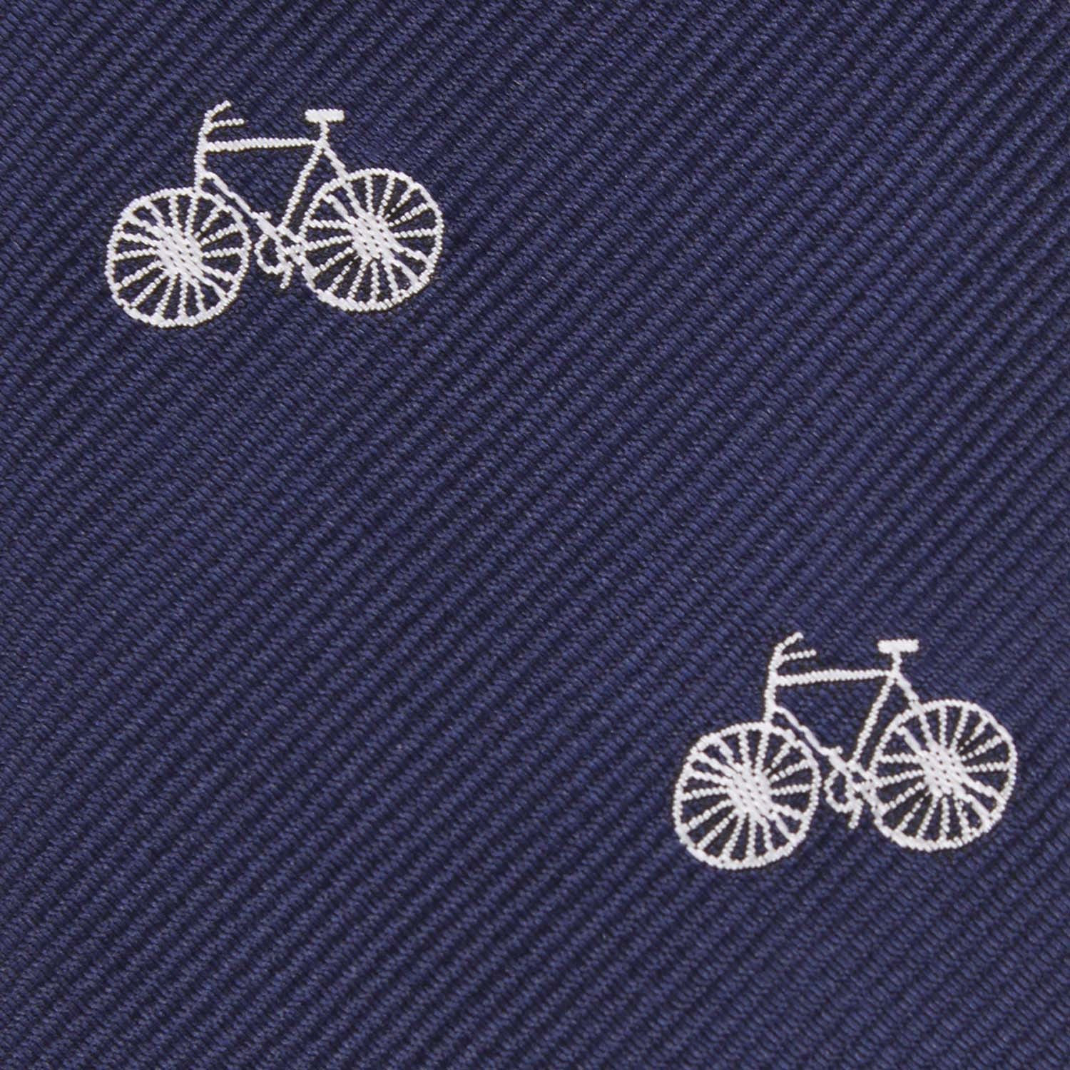 Navy Blue French Bicycle Self Tie Bow Tie