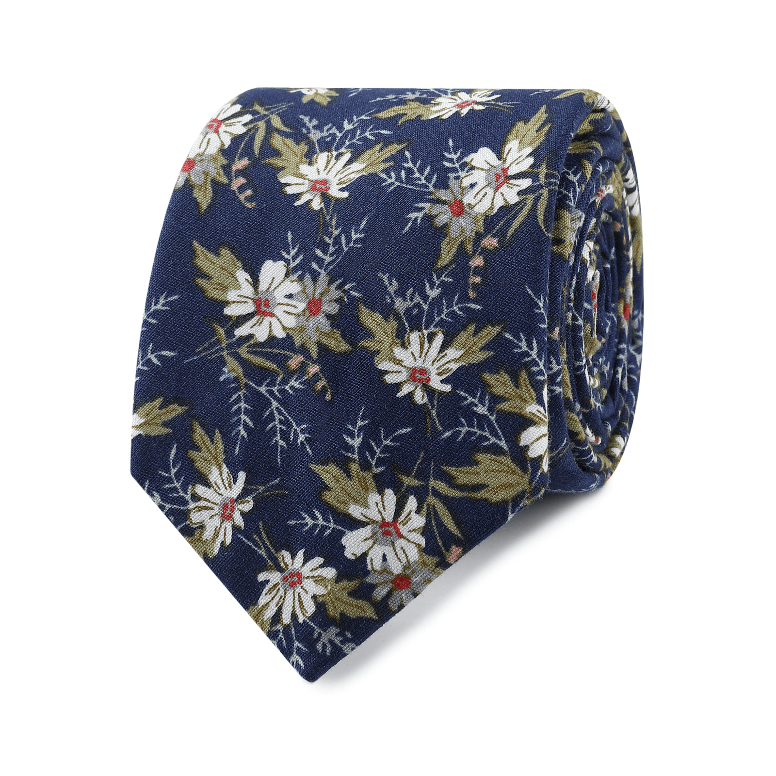 Macapa Midnight Blossom Skinny Tie