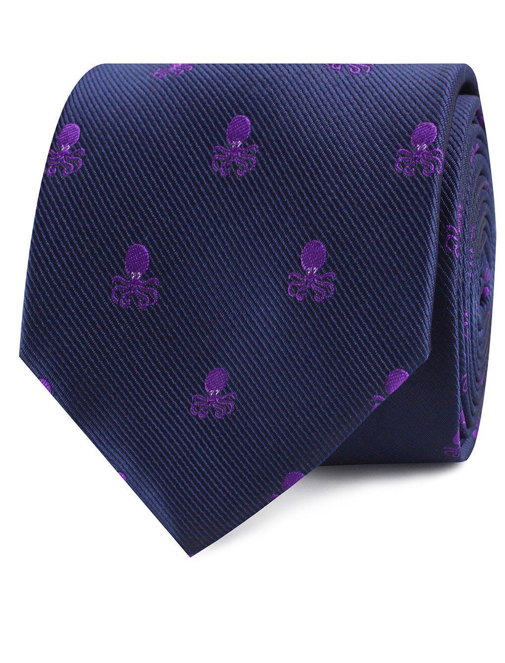 Purple Octopus Tie