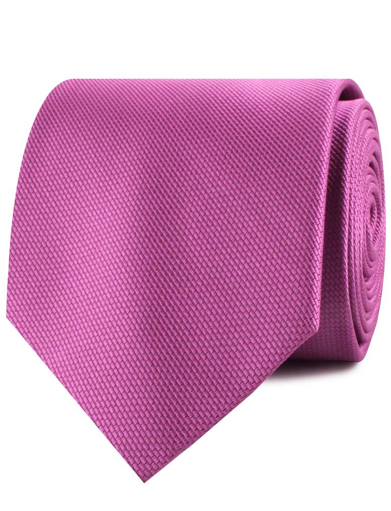 Wild Orchid Purple Weave Necktie