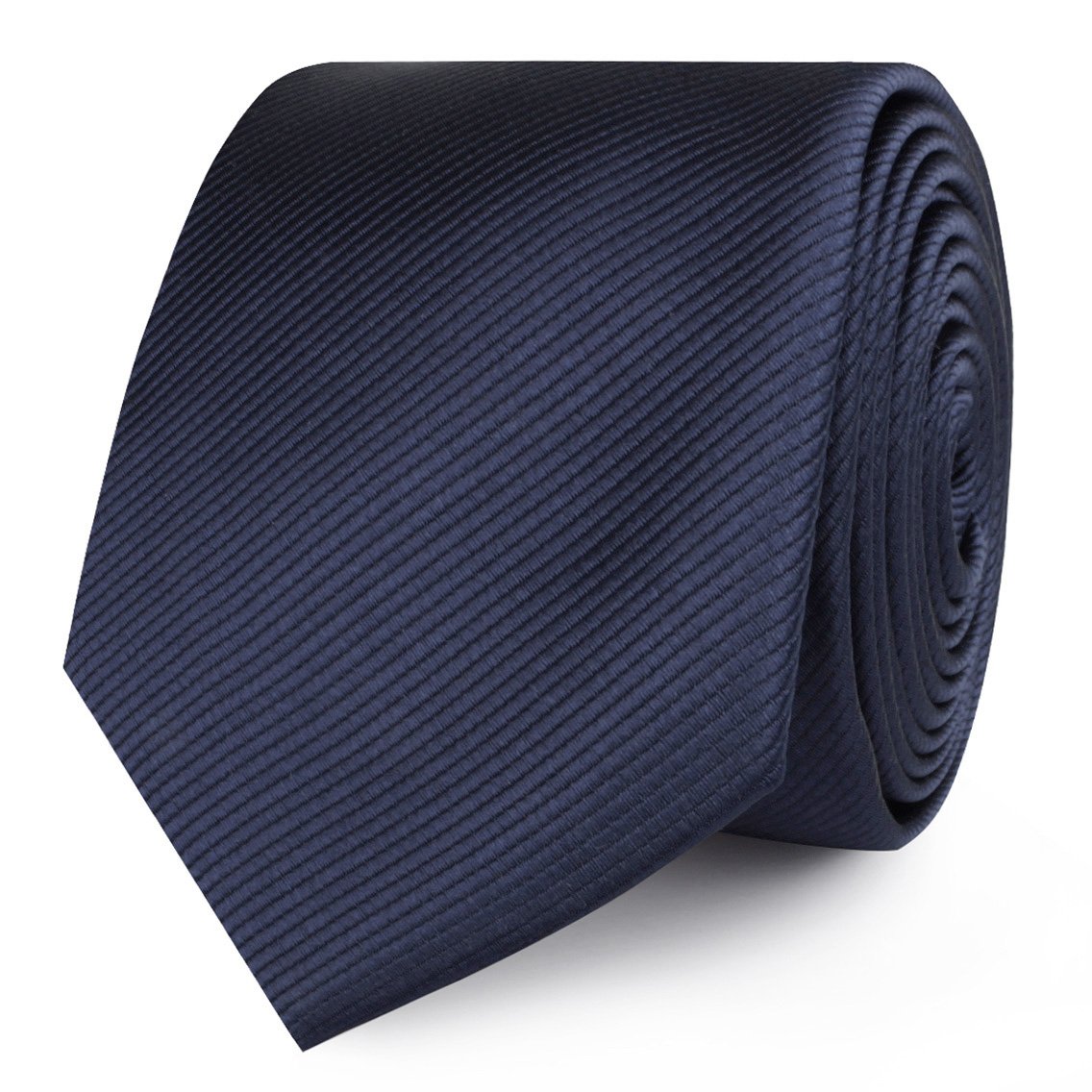 Marine Midnight Blue Twill Skinny Tie