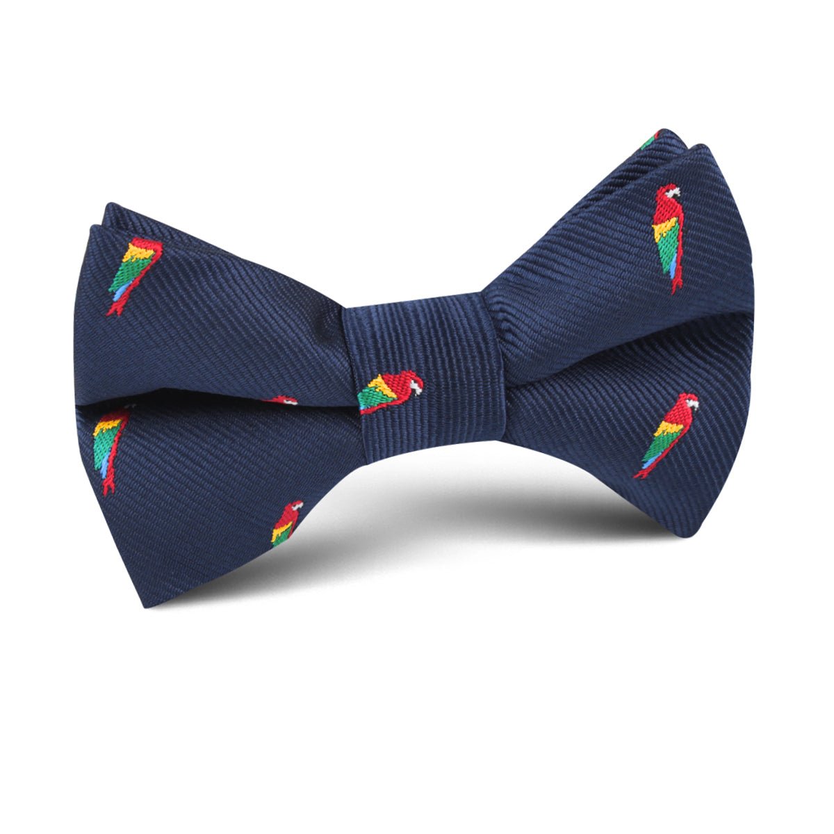 Rainbow Parrot Kids Bow Tie