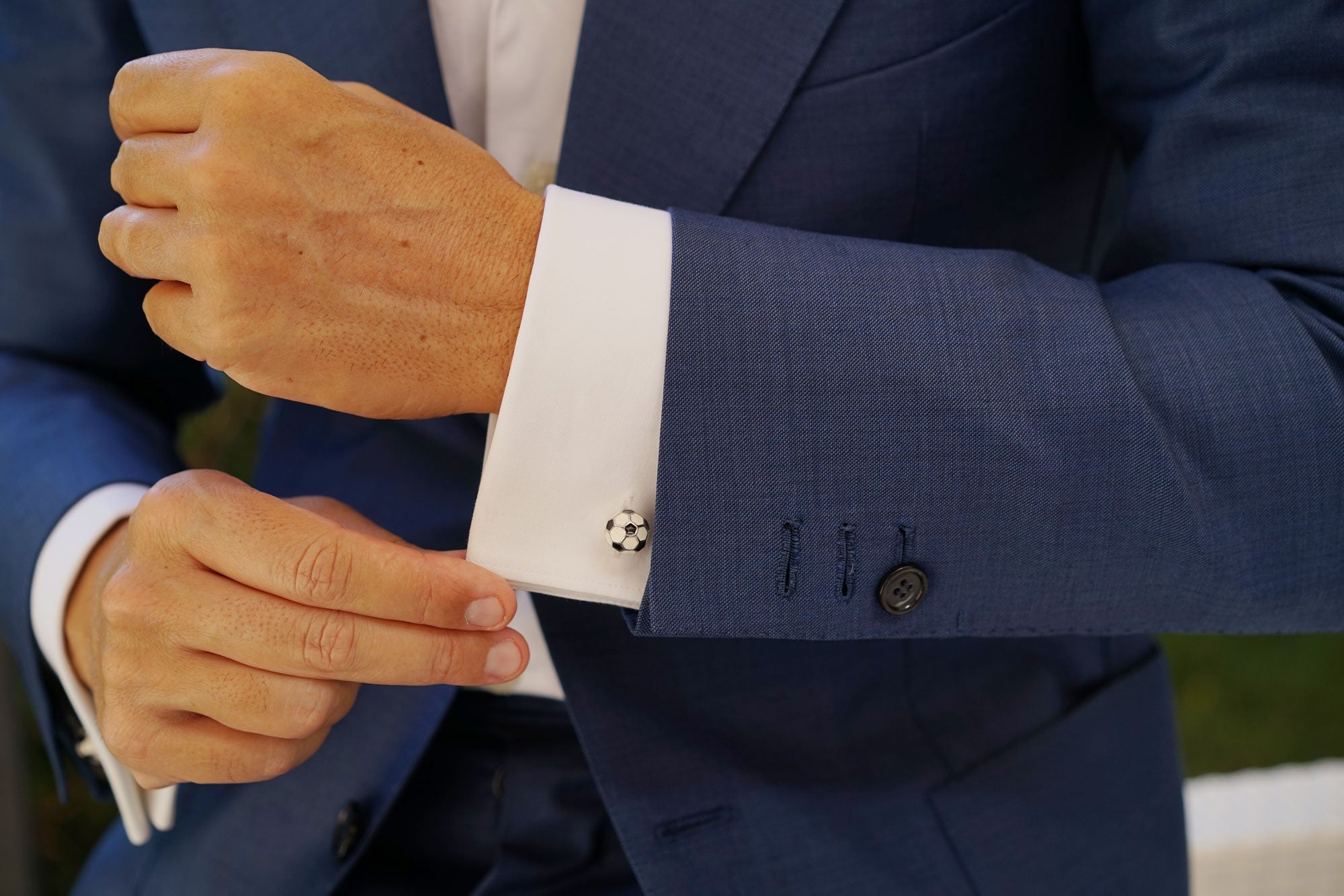 Soccer Ball Cufflinks