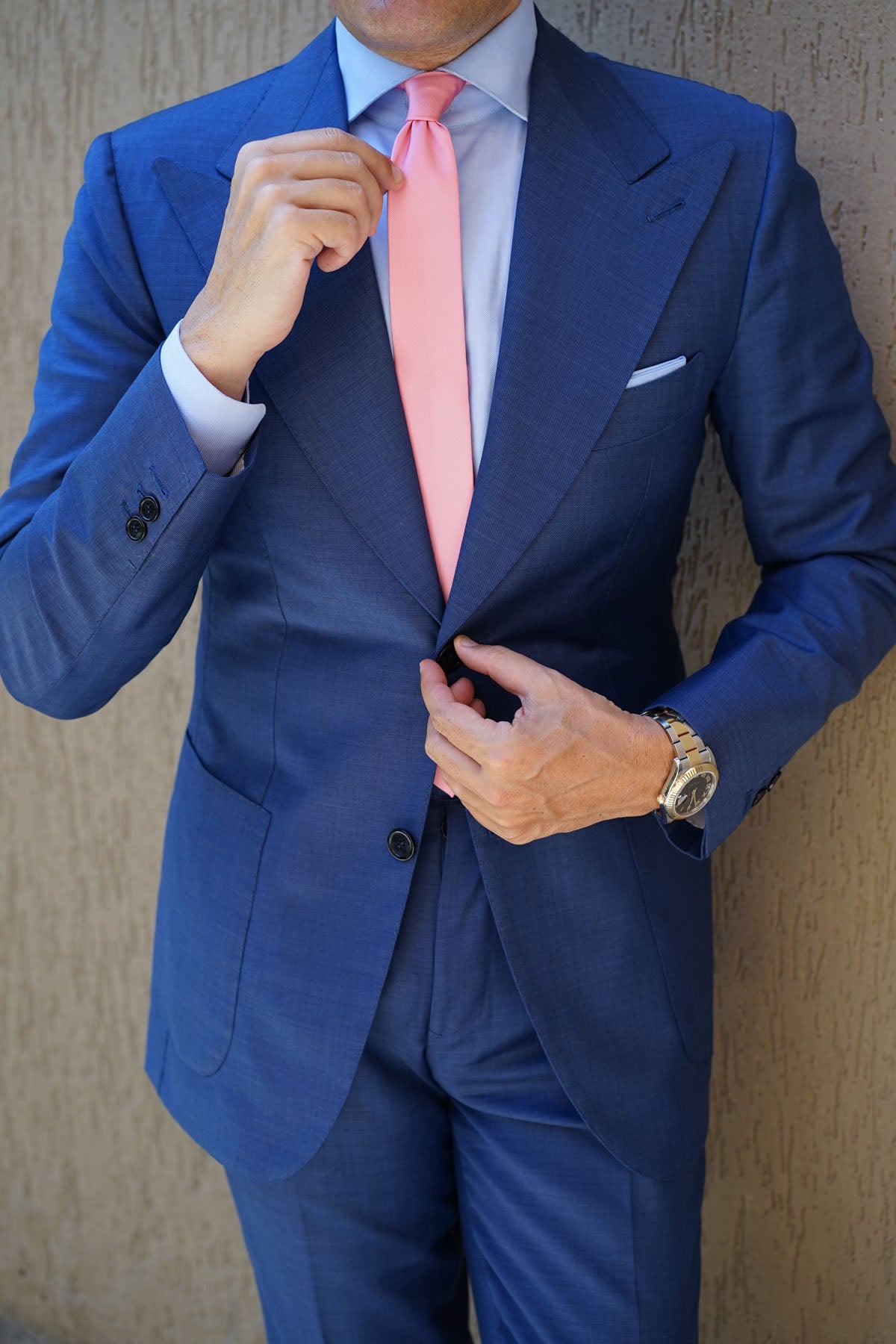 Pastel Pink Skinny Tie