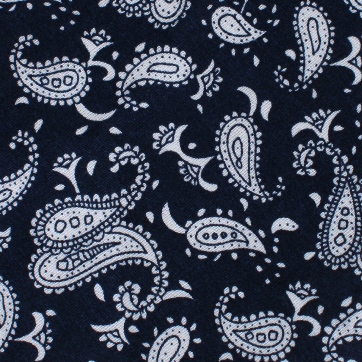 Moroccan Blue Paisley Pocket Square