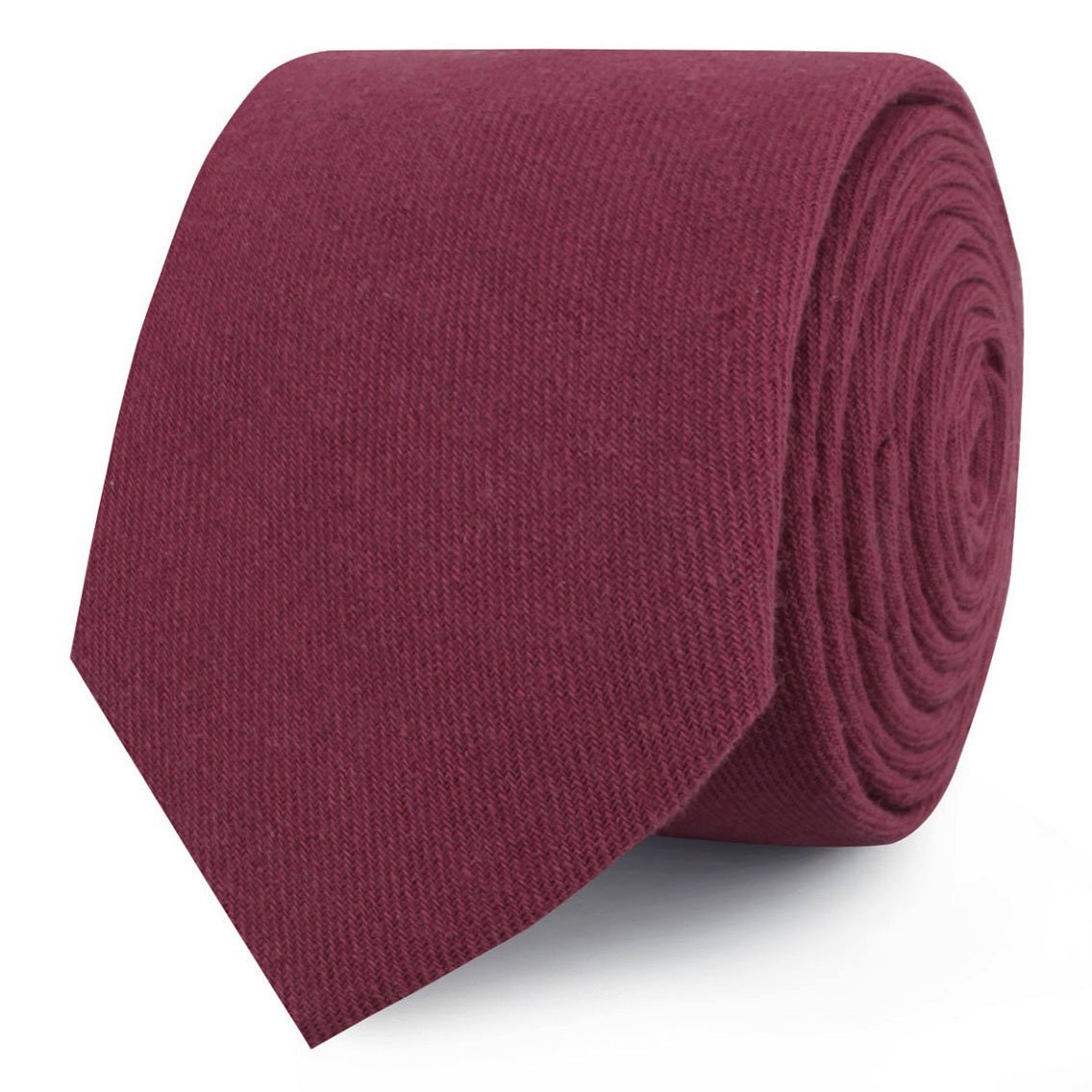 Mulberry Linen Skinny Tie