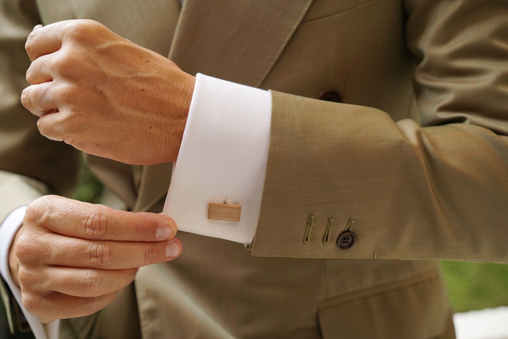 Edvard Munch Rose Gold Cufflinks