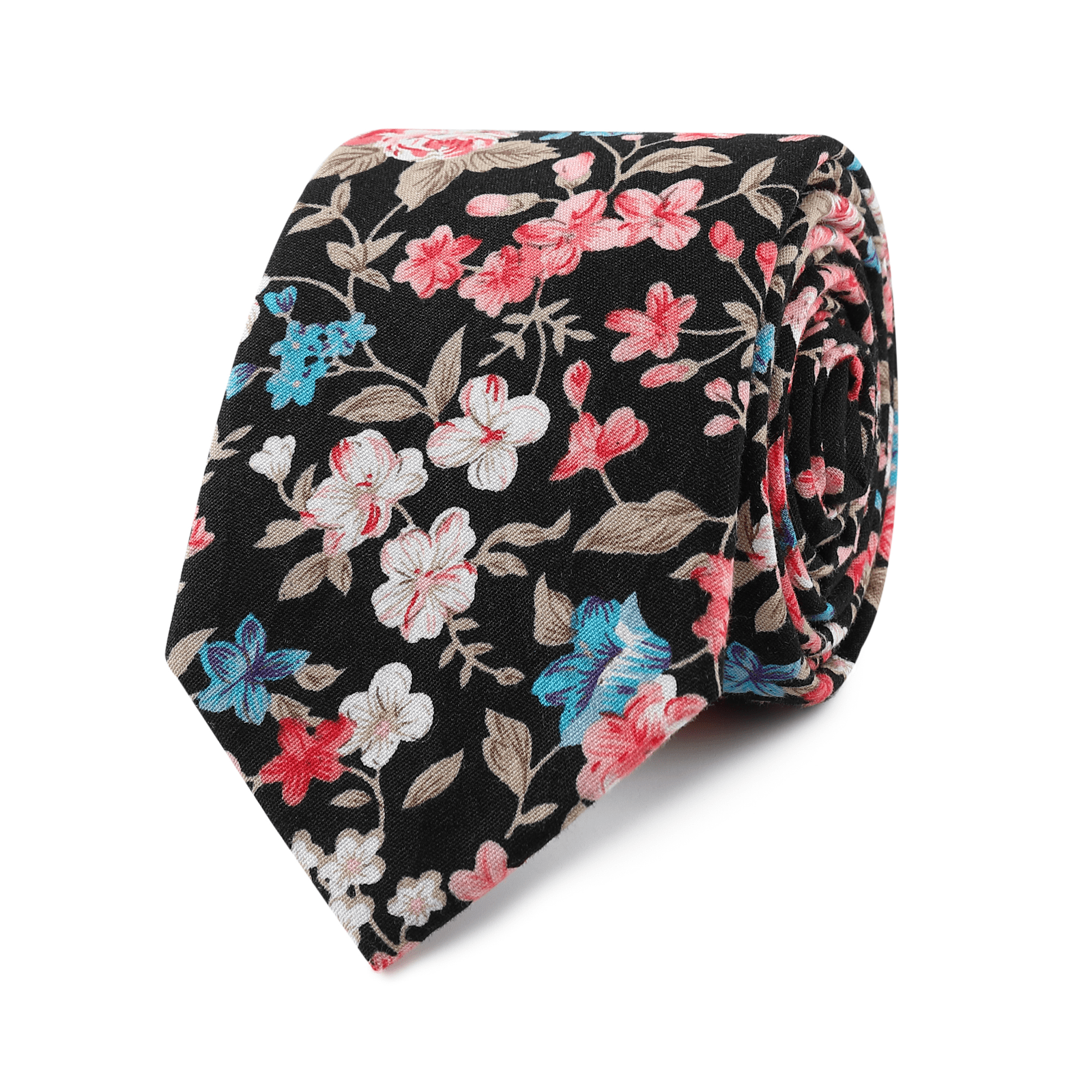 Milan Evening Floral Skinny Tie