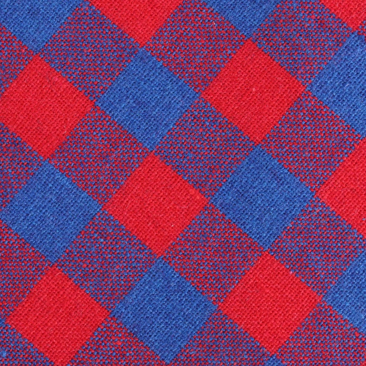 Blue & Red Gingham Tie