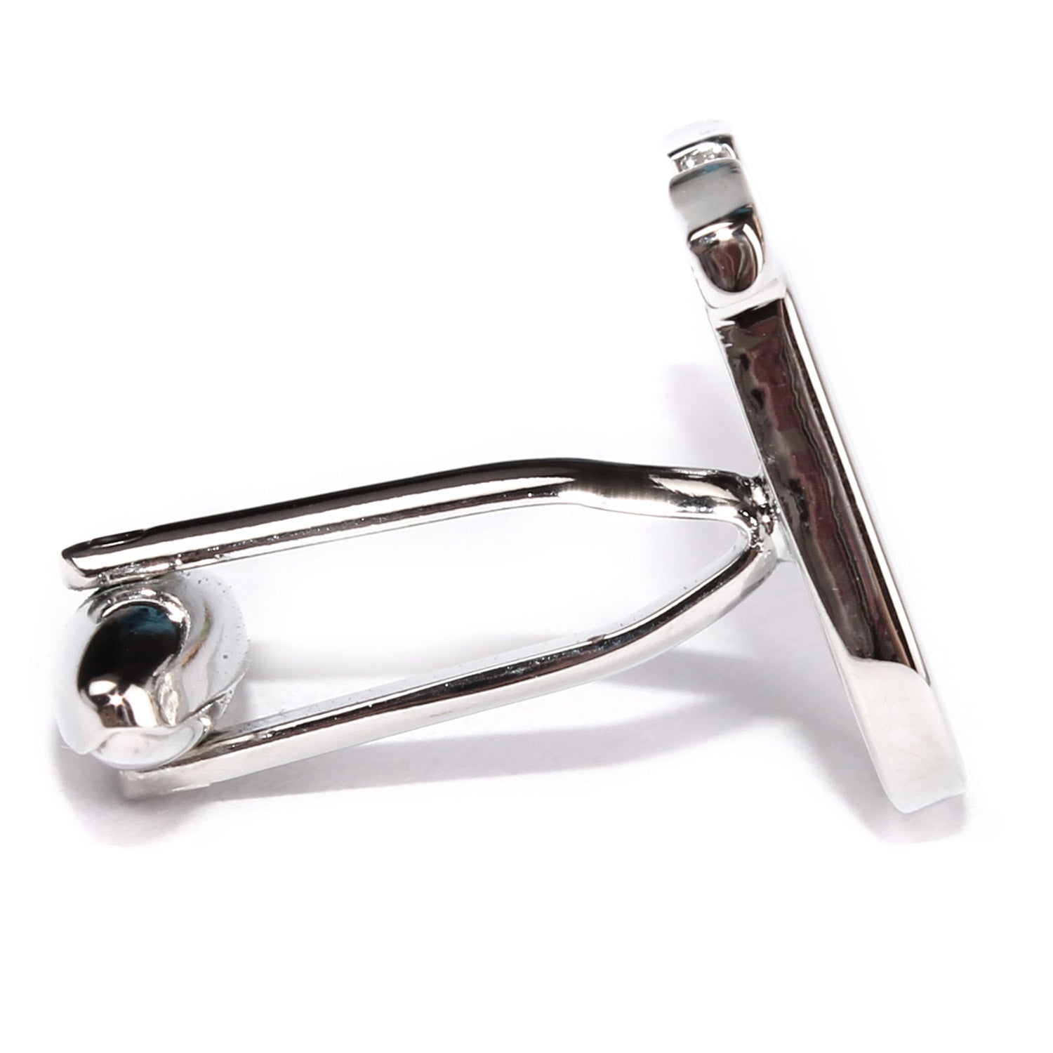 Letter U Silver Cufflinks