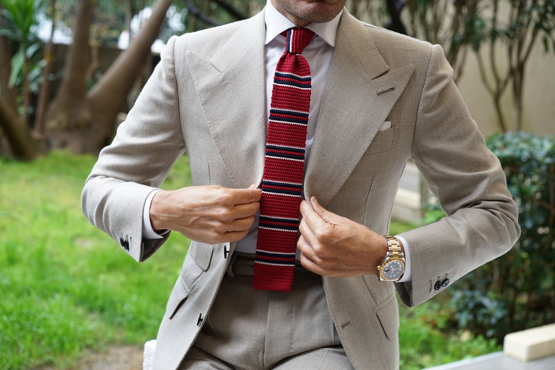 Coccotti Red Knitted Tie