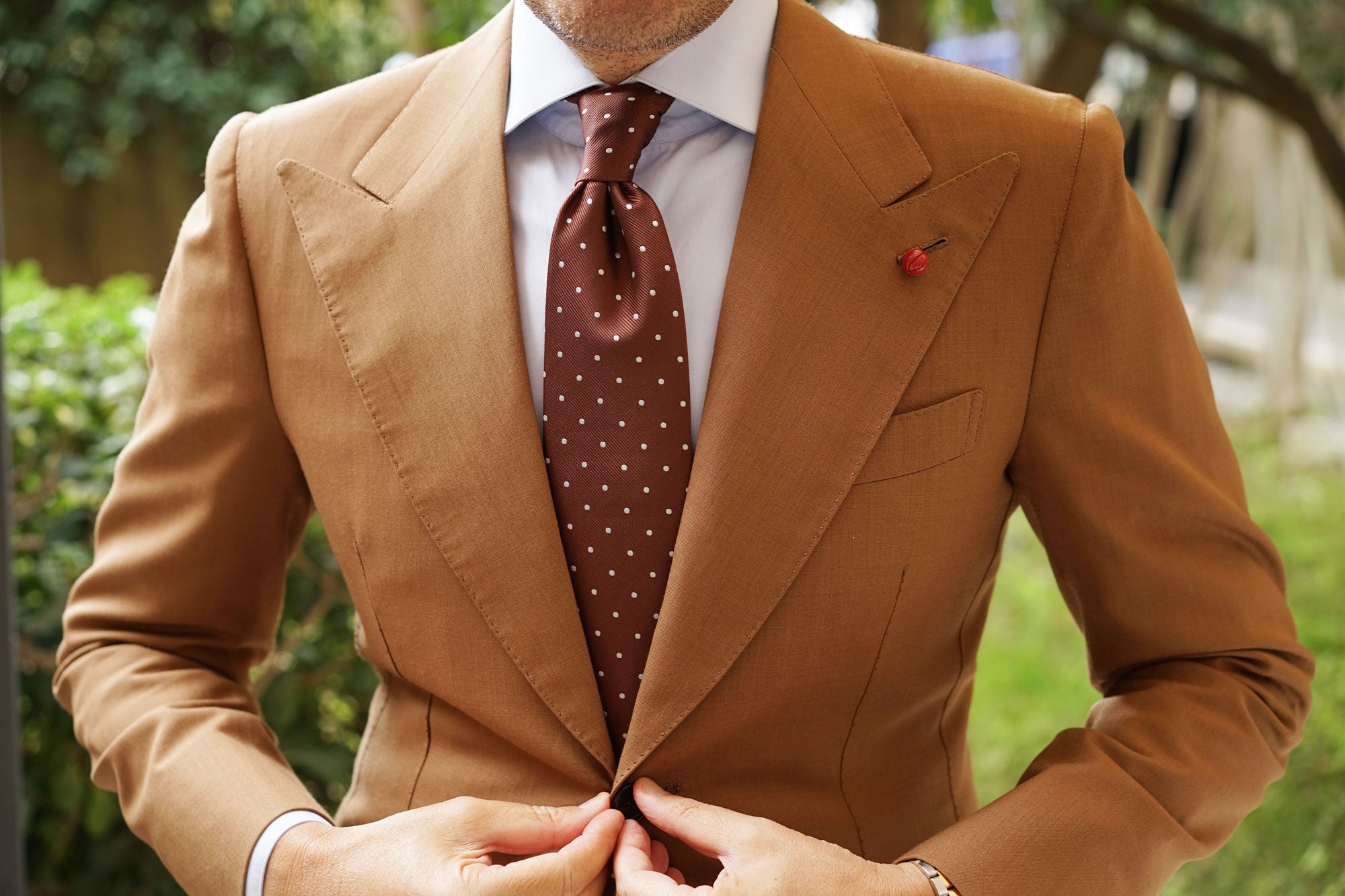 Red Basketball Lapel Pin