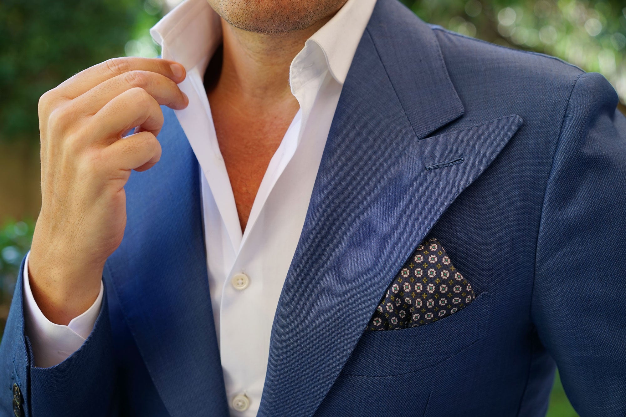 Mr. Moore Wool Pocket Square