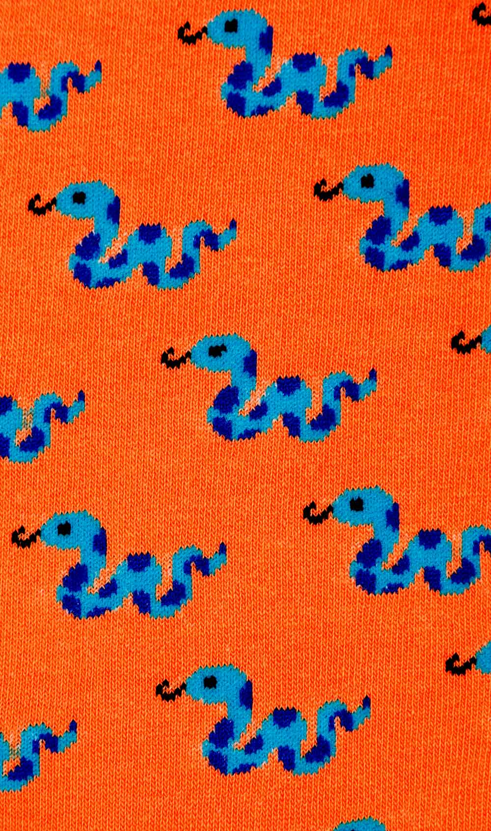 Gummy Snake Orange Socks