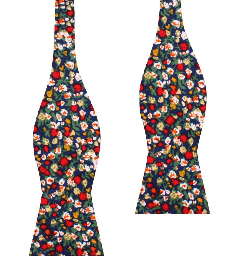 Hanoi Red Rose Self Bow Tie