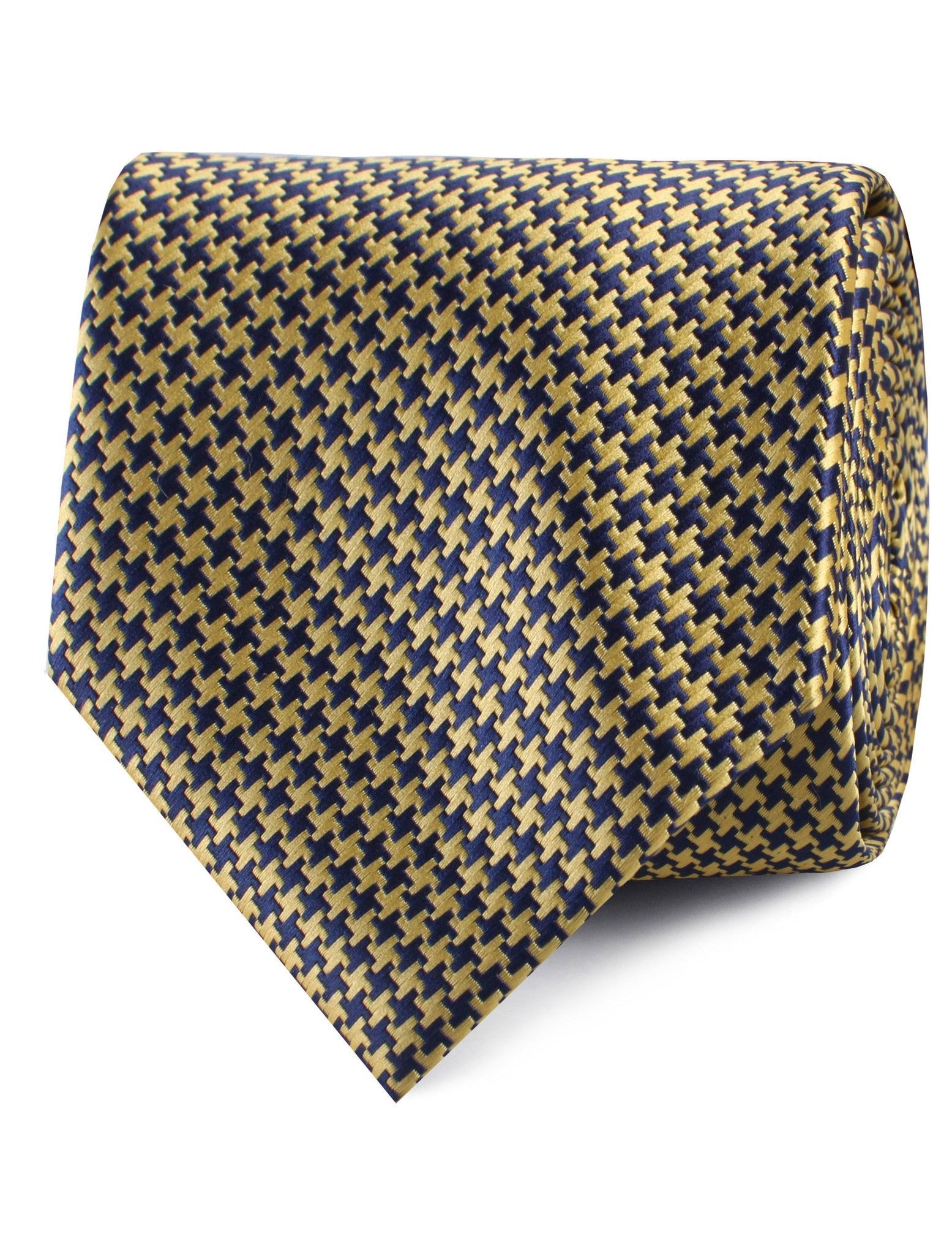 Yellow Houndstooth Tie