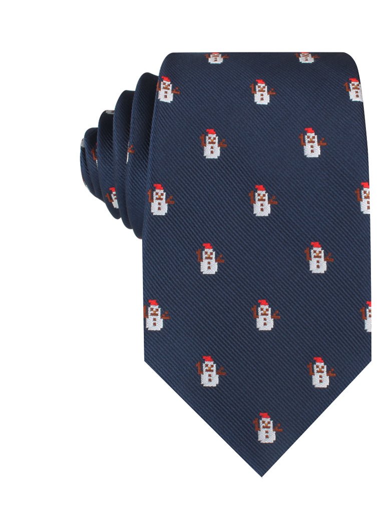 Argentinian Christmas Snowman Necktie