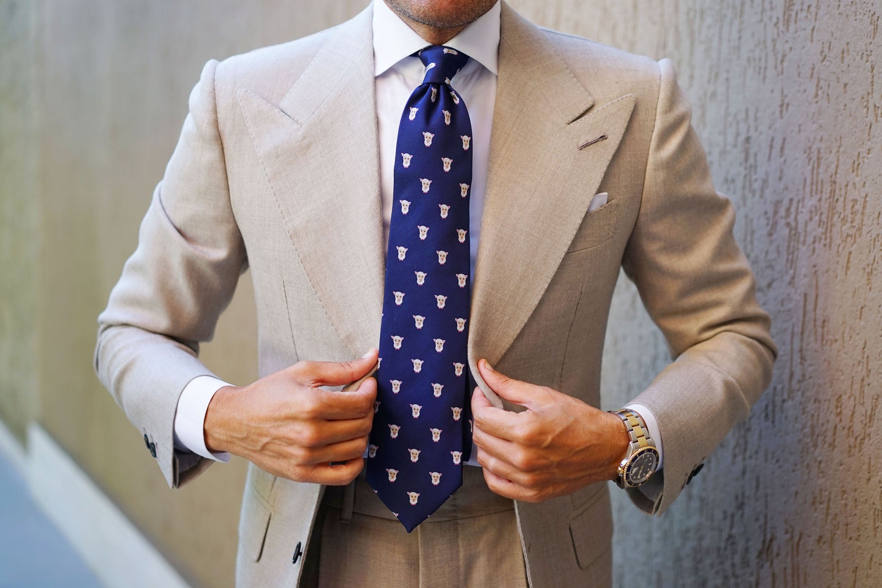 White Sheep Tie