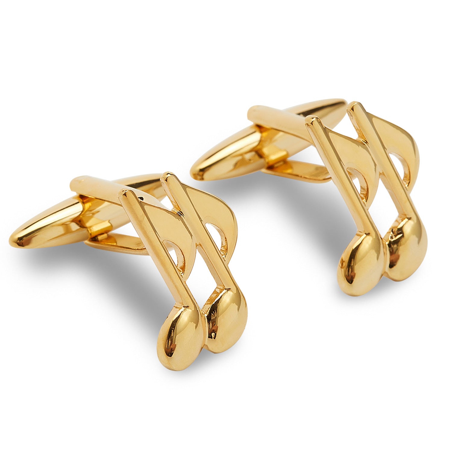 Golden Musical Notes Cufflinks