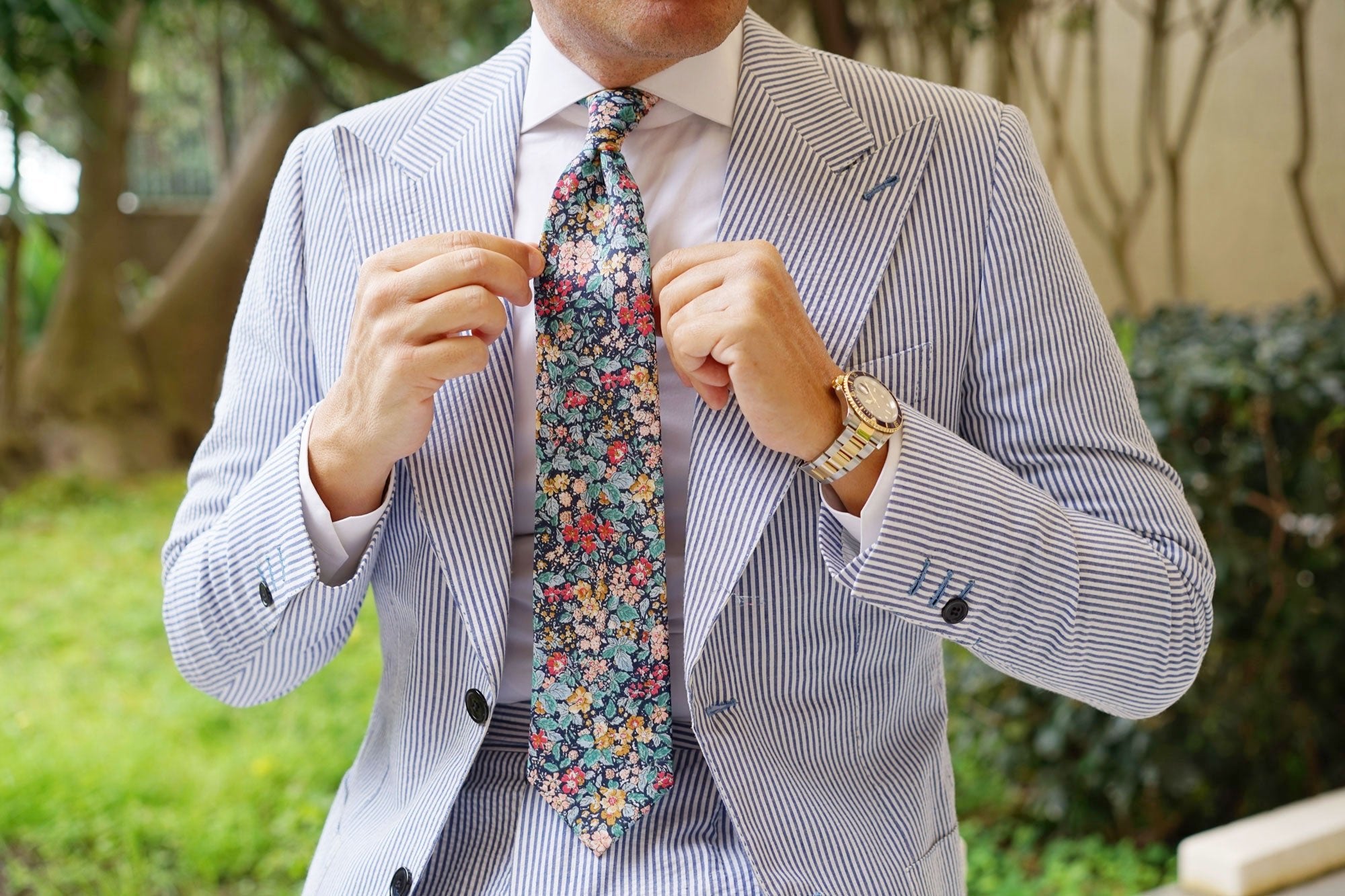 Stura Di Lanzo Floral Necktie