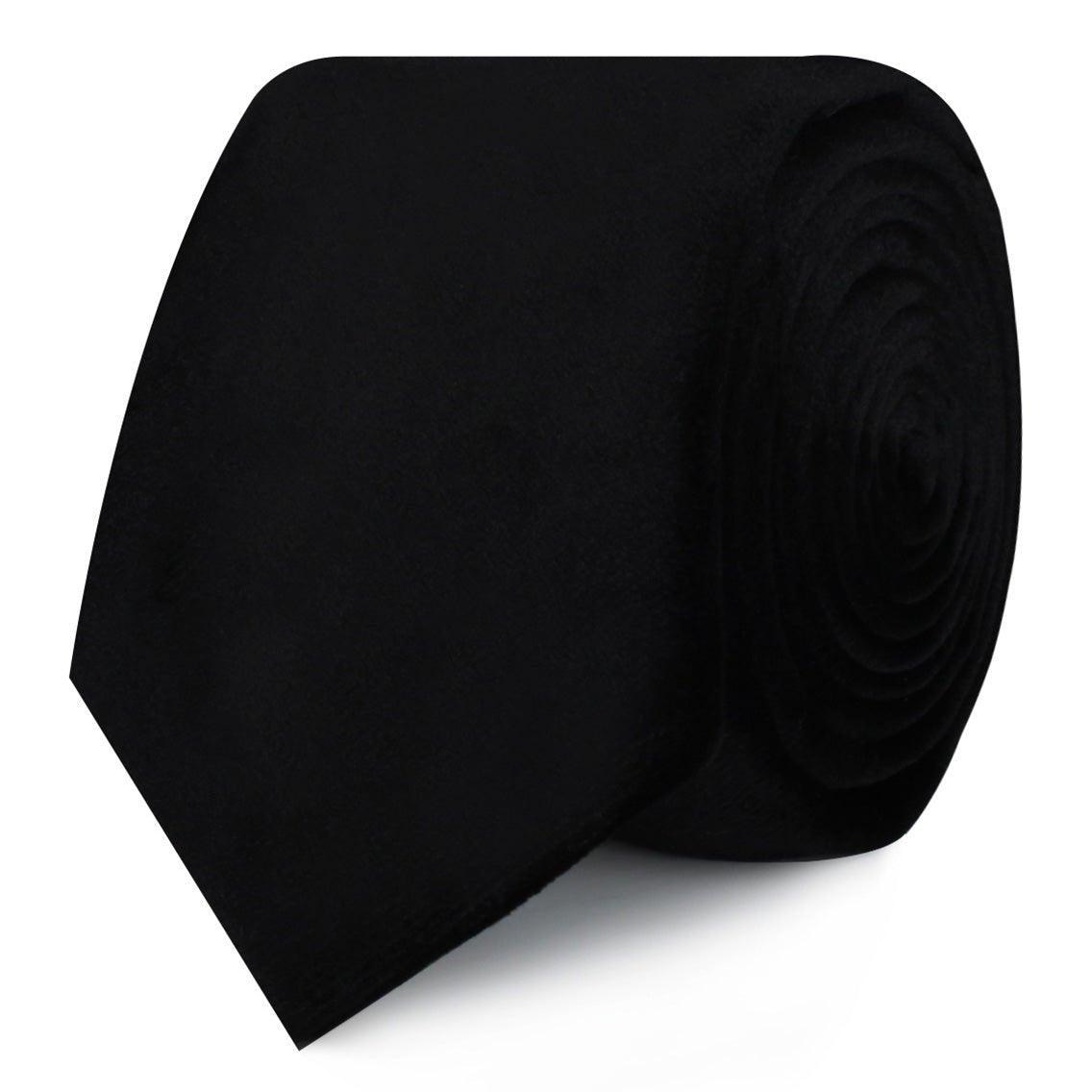 Bond Black Velvet Skinny Tie