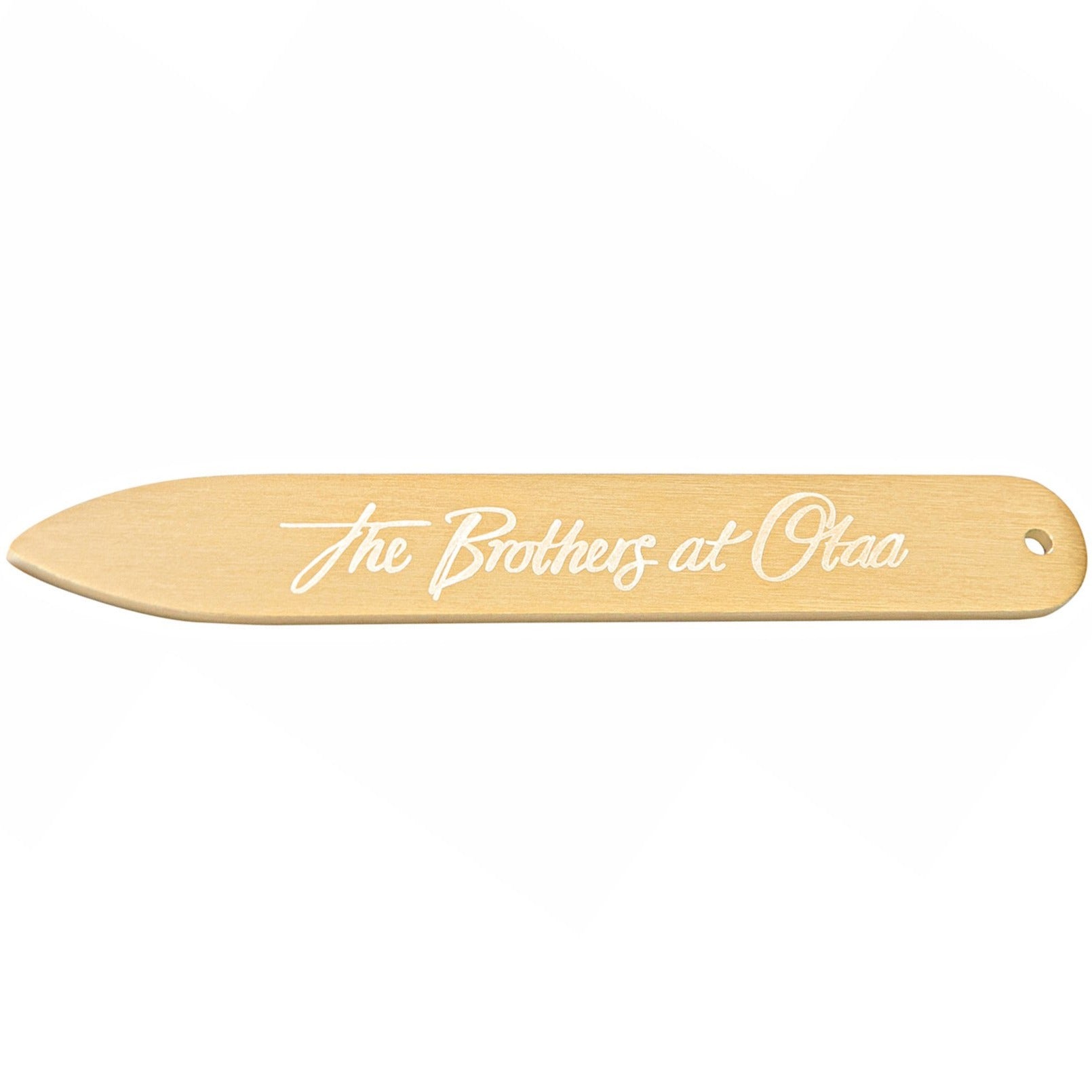 Brushed Gold Collar Stays