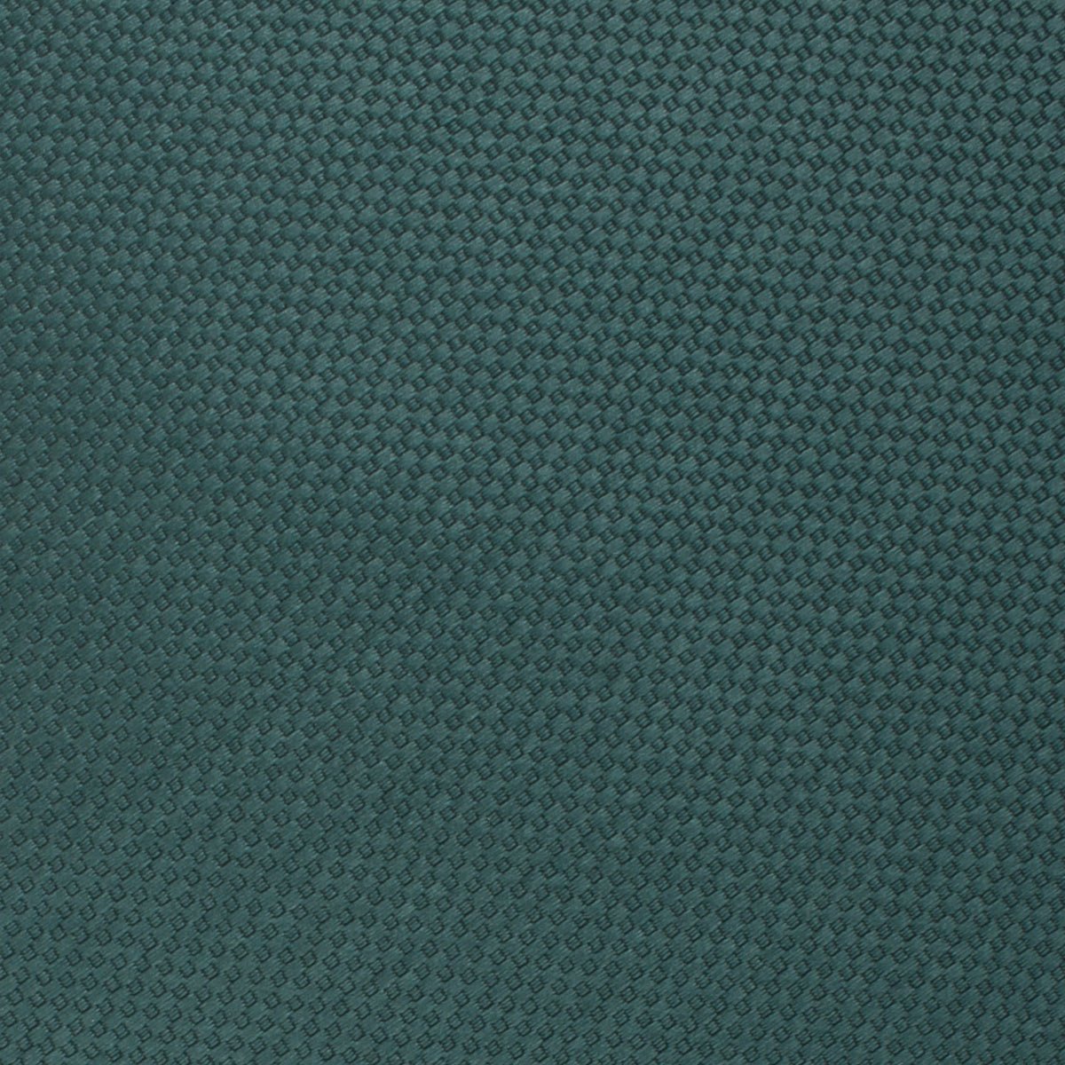 Dark Green Basket Weave Pocket Square